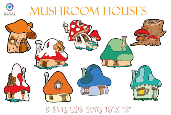Bringing Whimsy to Life: The Creative Power of Mushroom House Clipart in Modern Design