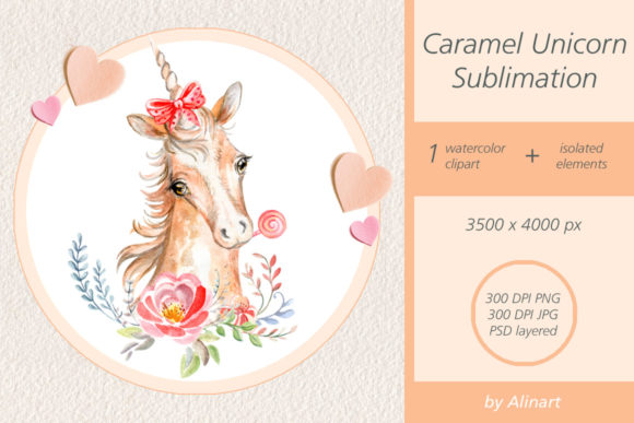 Choosing the Right Watercolor Caramel Unicorn Sublimation Assets for Professional Projects