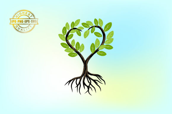 Elevate Your Creative Projects with Versatile Love Tree and Heart Symbol Designs