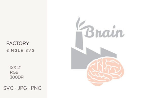Human Brain and Factory Vector Art: Balancing Creativity and Precision in Digital Design