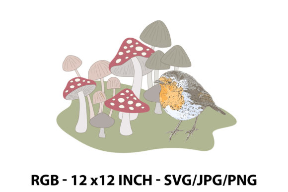 Unlocking Creative Potential with Mushroom and Bird Digital Art Assets