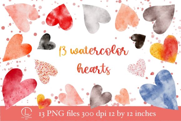 Watercolor Hearts Clipart PNG: A Guide to High-Quality Digital Design Elements